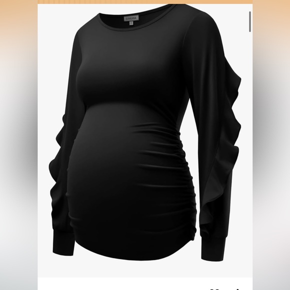 Long Sleeve Maternity Tops - Picture 1 of 10